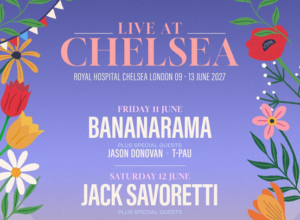 Bananarama, Jack Savoretti, Patti Smith Quartet first acts announced for Live At Chelsea 2027