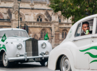 MUNYA CHAWAWA SWEEPS THROUGH LONDON IN GREEN “OATORCADE” AS OATLY’S FIRST EVER DIPLOMAT OF TASTE